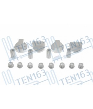 Ручки универсальные для плиты белые комплект 4шт