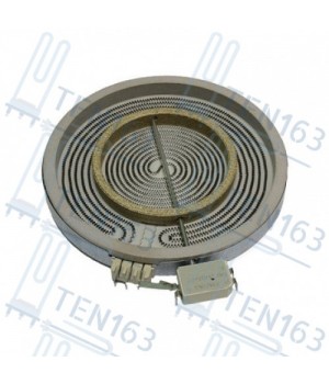 Конфорка 2-х зонная D=230mm/140mm, 2200W/700W Whirlpool 481231018895 C00339918