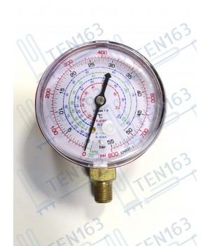 Манометр высокого давления 68мм R-410, R-22, R-134, R-404