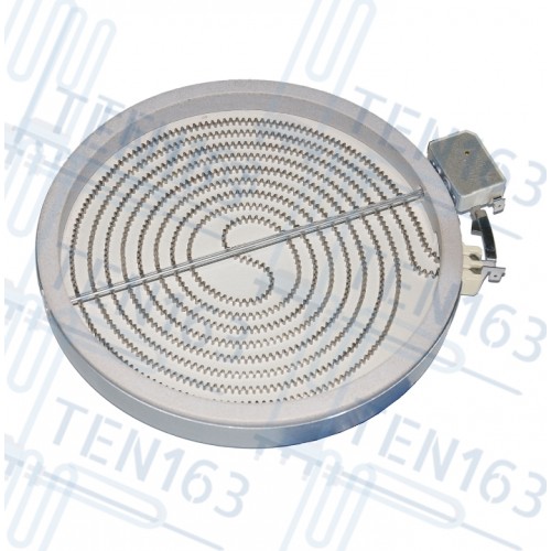 Конфорка для стеклокерамической поверхности плиты Whirlpool 2100Вт 327341