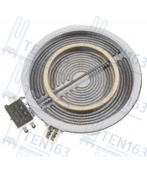 Конфорка 1700/700 Вт для стеклокерамической поверхности Beko 162260006