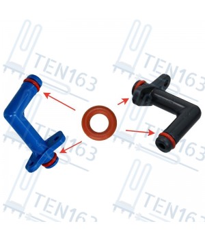 Уплотнитель штуцера ЗУ кофемашин Bosch TES, Siemens EQ