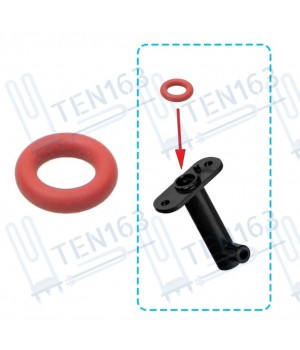 Уплотнительное кольцо на штуцер клапана крема кофемашины Philips, Saeco, Gaggia 9х6х1.5 мм 12000070