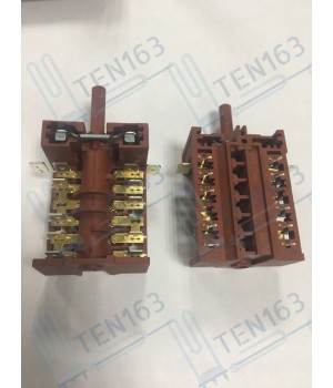 Переключатель конфорки 8709 DeLuxe, Gefest 7 позиций 250V 16A