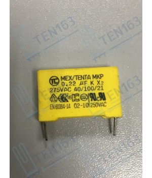 Конденсатор к кнопке 0.22 mfk 275v