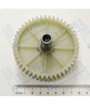 Шестерня с металлическим валом для мясорубки Ротор Экстра