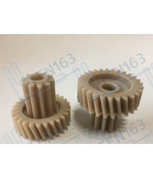 Шестерня для мясорубки KENWOOD средняя, Д-56/28мм, зубья 27/10шт. (Косой/прямой)