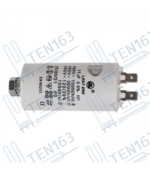 Конденсатор пусковой 11 мкФ, 450V, с креплением винт