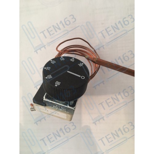 Термостат для электрических котлов 30-90° TU 45 ST/1,0м с ручкой