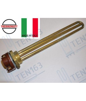 ТЭНовая группа THERMOWATT, RDT 1200 Вт под анод М6 + Термостат RTМ-300 15A  Италия